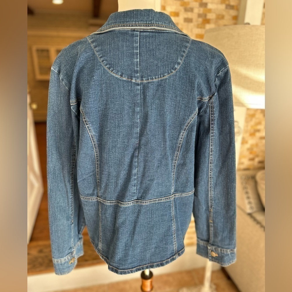 Campanella double breasted jean jacket - Picture 7 of 12